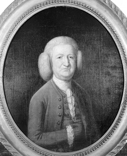 Peter Wells, surgeon to the Bristol Royal Infirmary. Oil painting by an English painter, before ca. 1786.