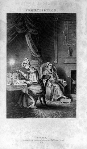 Engraved frontispiece from Dewhurst, New Medical Adviser