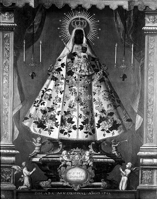 The Virgin of Guadalupe. 