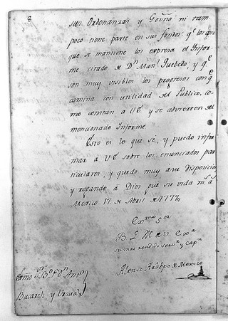 Report by Nunez de Haro y Peralta on the Casa de Ninos Expositos, Mexico 1777