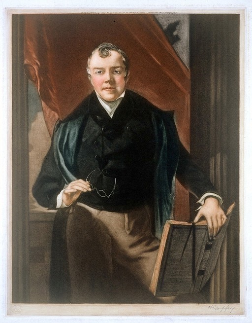 Charles Bell. Colour mezzotint by H. Goffey after J.