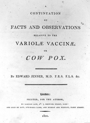 view Continuation of facts . . the variolae vaccinae or cow pox.