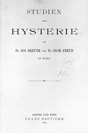 Studien über Hysterie / von Jos. Breuer und Sigm. Freud.