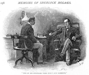 view S. Holmes and Watson in Watson's consulting room