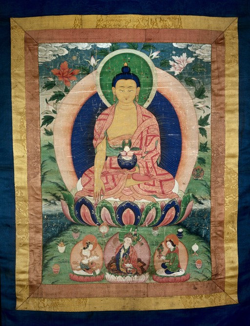 Bhaisajyaguru (the Medicine Buddha) and Padmasambhava
