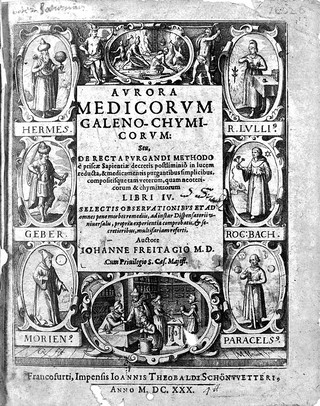Aurora medicorum Galeno-chymicorum: seu, de recta purgandi methodo e priscae sapientiae decretis postliminio in lucem reducta, & medicamentis purgantibus simplicibus, compositisque tam veterum, quam neotericorum & chymiatrorum libri IV selectis observationibus et ... remediis ... referti / [Johann Freitag].