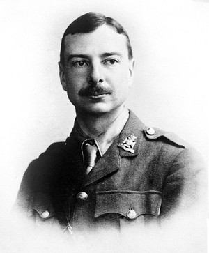 view Portrait of W.R.B. Prideaux, head and shoulders to front in military uniform.