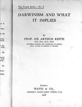 Darwinism and what it implies / by Prof. Sir Arthur Keith.