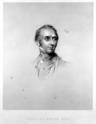 Charles Aston Key. Stipple engraving by F. Holl, 1851, after G. Richmond.