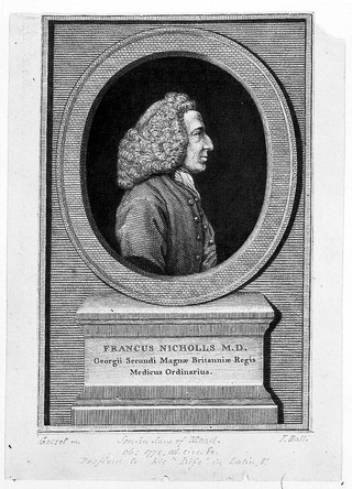 Franci Nichollsii ... vita: cum conjecturis ejusdem de natura et usu partium humani corporis similarium / [Thomas Lawrence].