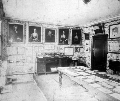 Photographs: the Mockler collection of Jennerianna: view towards door.