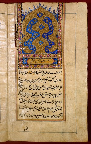 view Manuscript of Avicenna.