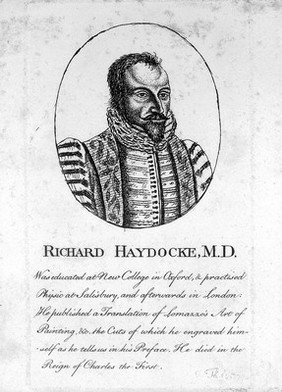 Richard Haydock. Etching by J. Thane, 1772.