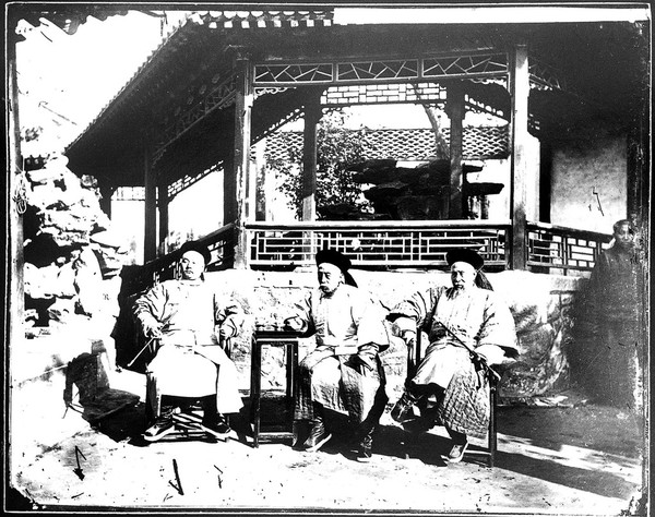 Three Manchu Ministers of State. Peking