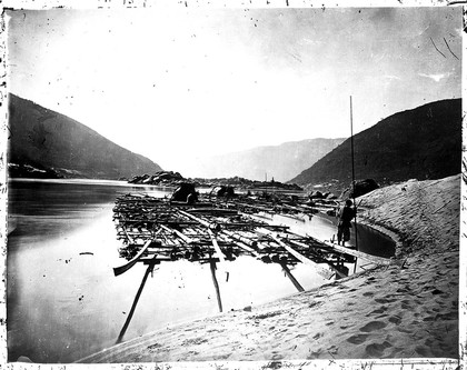 River Min, Fukien province, China. Photograph, 1981, from a negative by John Thomson, 1870/1871.