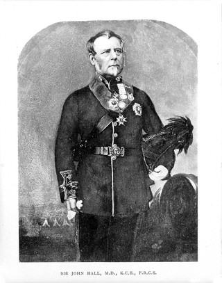The life and letters of Sir John Hall ... / by S.M. Mitra ; with an introduction by Rear-Admiral Sir R. Massie Blomfield .. ; with portraits and illustrations.