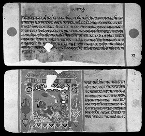 view Bilvamangala's Balagopalastuti: folio 11 verso - 12 recto