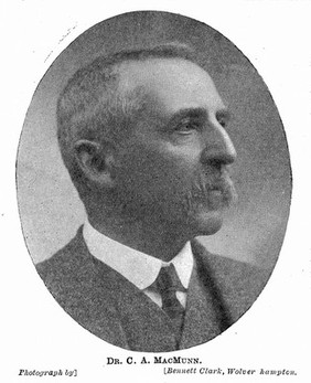 Portrait of C.A. MacMunn, published in B.M.J. 4 March 1911