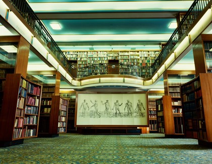 The Reading Room of the Wellcome Institute.