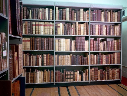 Early Printed Books in strong room