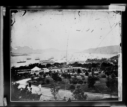 The botanic gardens, Hong Kong. Photograph, 1981, from a negative by John Thomson, 1868/1871.