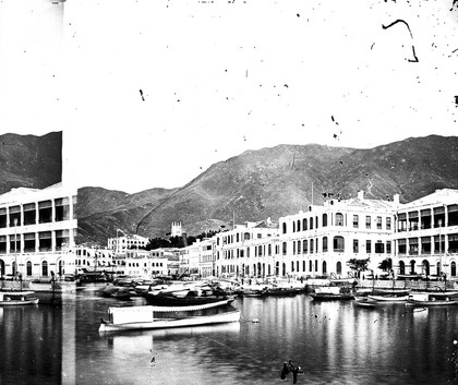 The Bund, Hong Kong. Photograph, 1981, from a negative by John Thomson, 1868/1871.