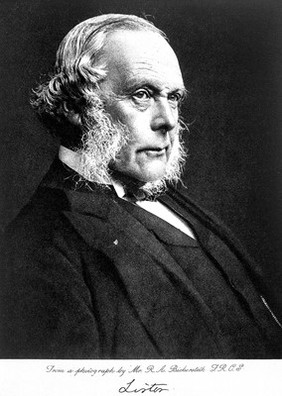 Joseph Lister, 1st Baron Lister [1827 – 1912] surgeon