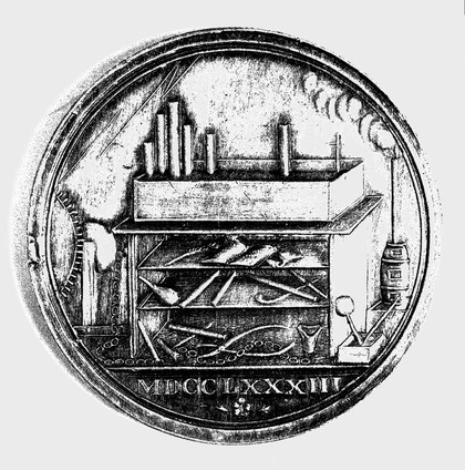 Reverse of medal of Joseph Priestly, 1783
