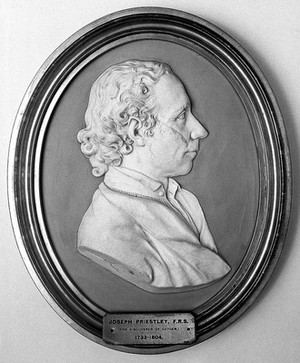 view Plaque of Priestley by John Flaxman.