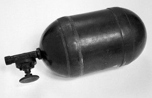 view Anaesthesia: Nitrous Oxide Cylinder, 1870