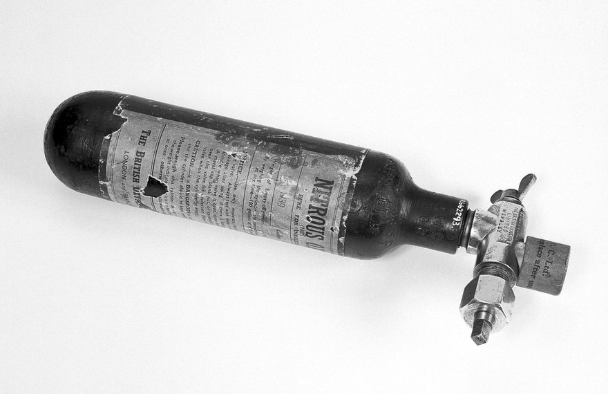 Anaesthesia: Nitrous Oxide Cylinder, 1939.