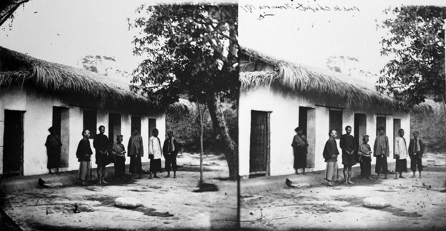 Poah-be, Formosa [Taiwan]. Photograph, 1981, from a negative by John Thomson, 1871.