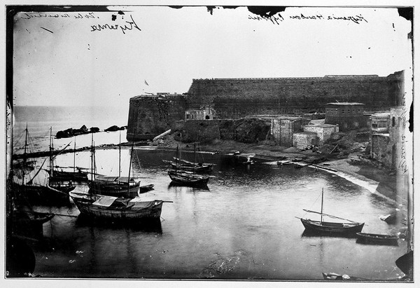 Kyrenia, Cyprus. Photograph, 1981, from a negative by John Thomson, 1878.