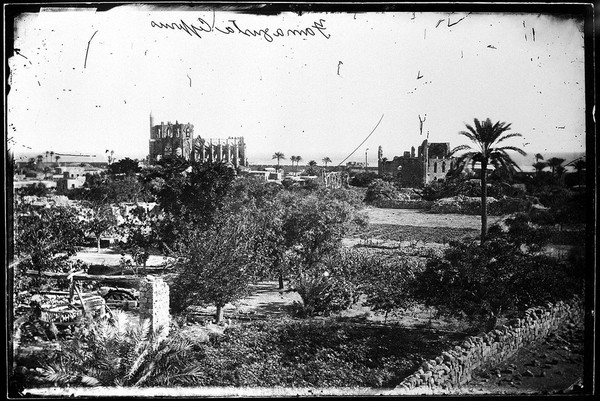 Famagusta, Cyprus. Photograph, 1981, from a negative by John Thomson, 1878.