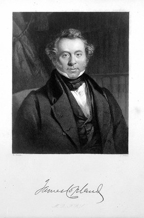 James Copland. Stipple engraving by J. Brain, 1838, after H. Room.