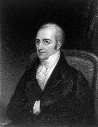 Portrait of John Cooke, half length with glasses, hand in breastcoat