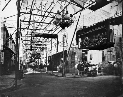 Bonham Strand, Hong Kong. Photograph, 1981, from a negative by John Thomson, 1869.