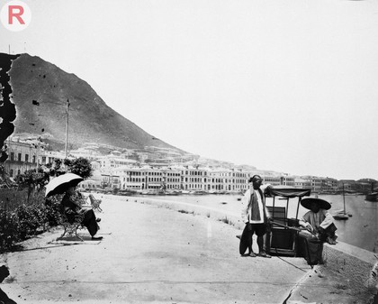 The Peak, Hong Kong. Photograph, 1981, from a negative by John Thomson, 1868/1871.