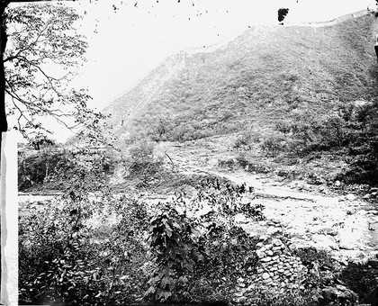 Part of Great Wall, Pechili province, China.