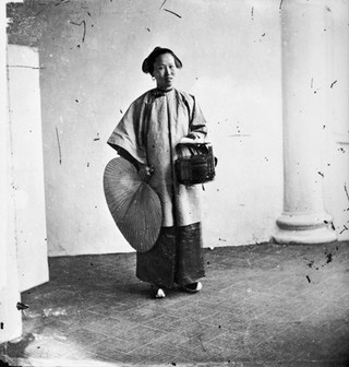 Canton, Kwangtung province, China. Photograph, 1981, from a negative by John Thomson, 1869.