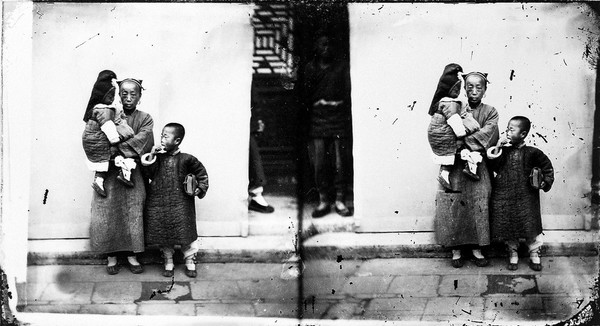 Peking mother and children