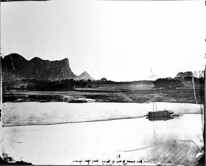 Pearl River, Kwangtung province, China. Photograph, 1981, from a negative by John Thomson, 1870.