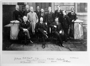 view Group photograph of phisiologists at University College.