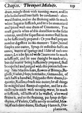 The expert midwife, or an excellent and most necessary treatise of the generation and birth of man ... Also the causes, signes, and various cures, of the most principall maladies and infirmities incident to women. Six bookes / compiled in Latine by ... James Rueff ... and now translated into English.