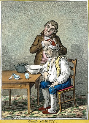 view James Gillray, 'Gentle Emetic'