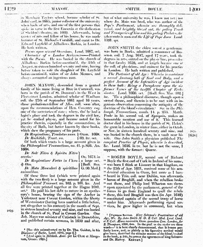 Athenae Oxonienses. An exact history of all the writers and bishops who have had their education in the University of Oxford. To which are added the Fasti, or annals of the said university / By Anthony à Wood.