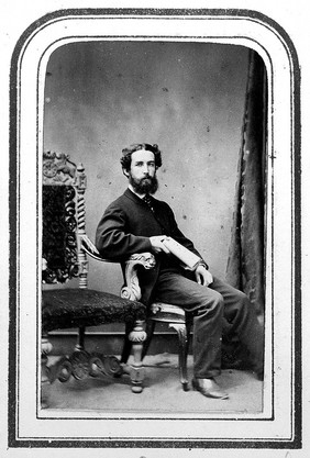 Benjamin Hobson seated, portrait