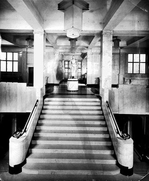 view Wellcome Building, interior view, 1932?