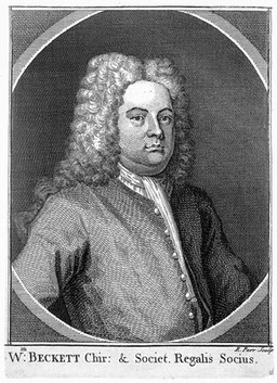 William Becket[t]. Line engraving by R. Parr.
