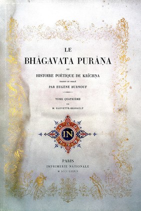 Bhagavata Purana, translated by E. Burnouf